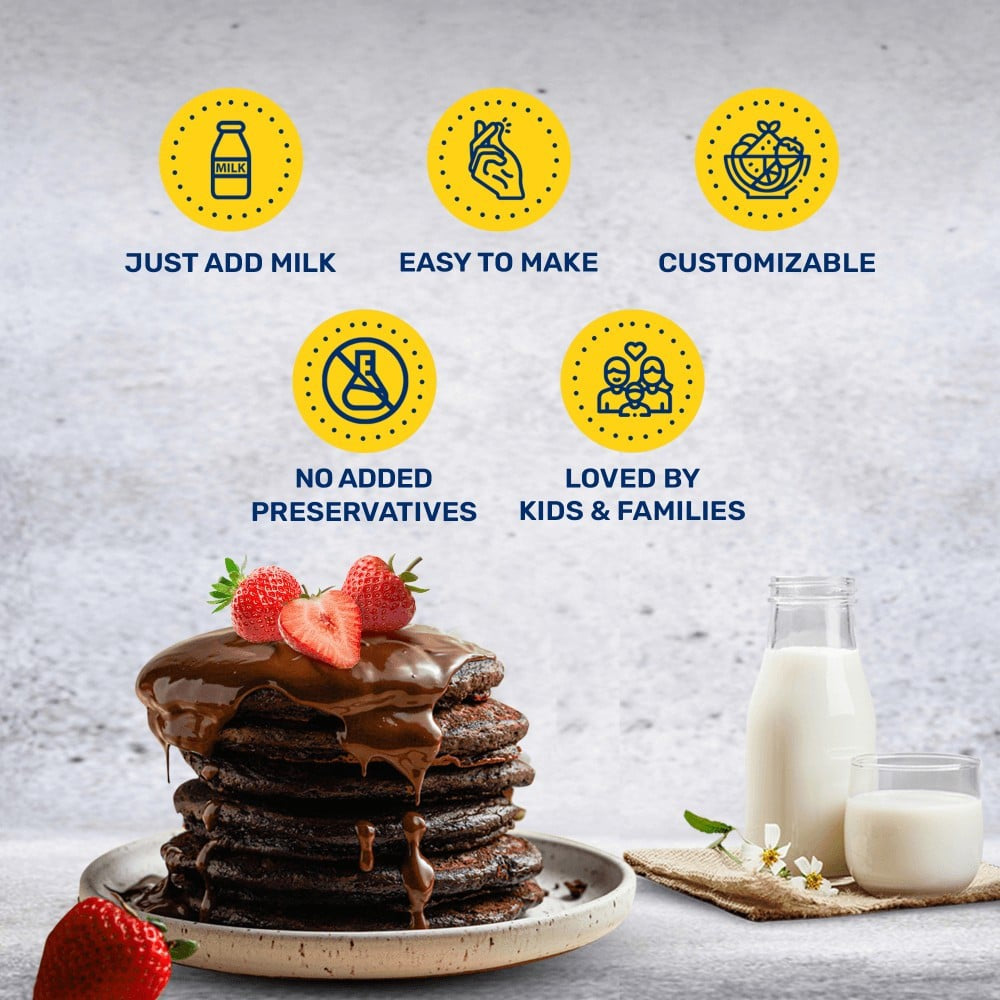Pillsbury Chocolate Pancake Mix : 500 g