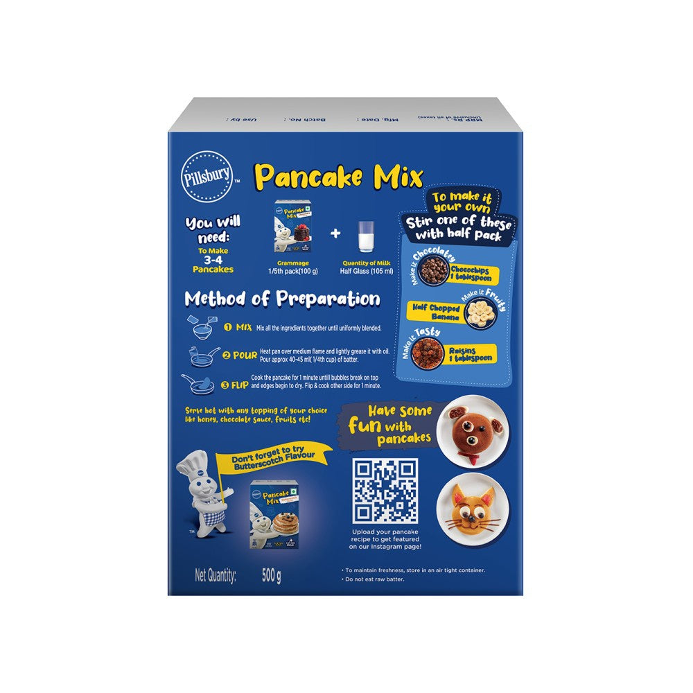Pillsbury Chocolate Pancake Mix : 500 g