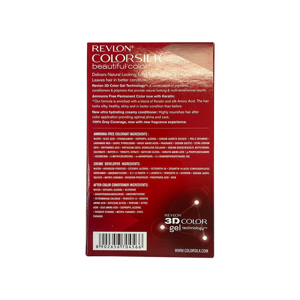 Revlon Colorsilk Hair Colour with Keratin (Brown Black) : 1 pack