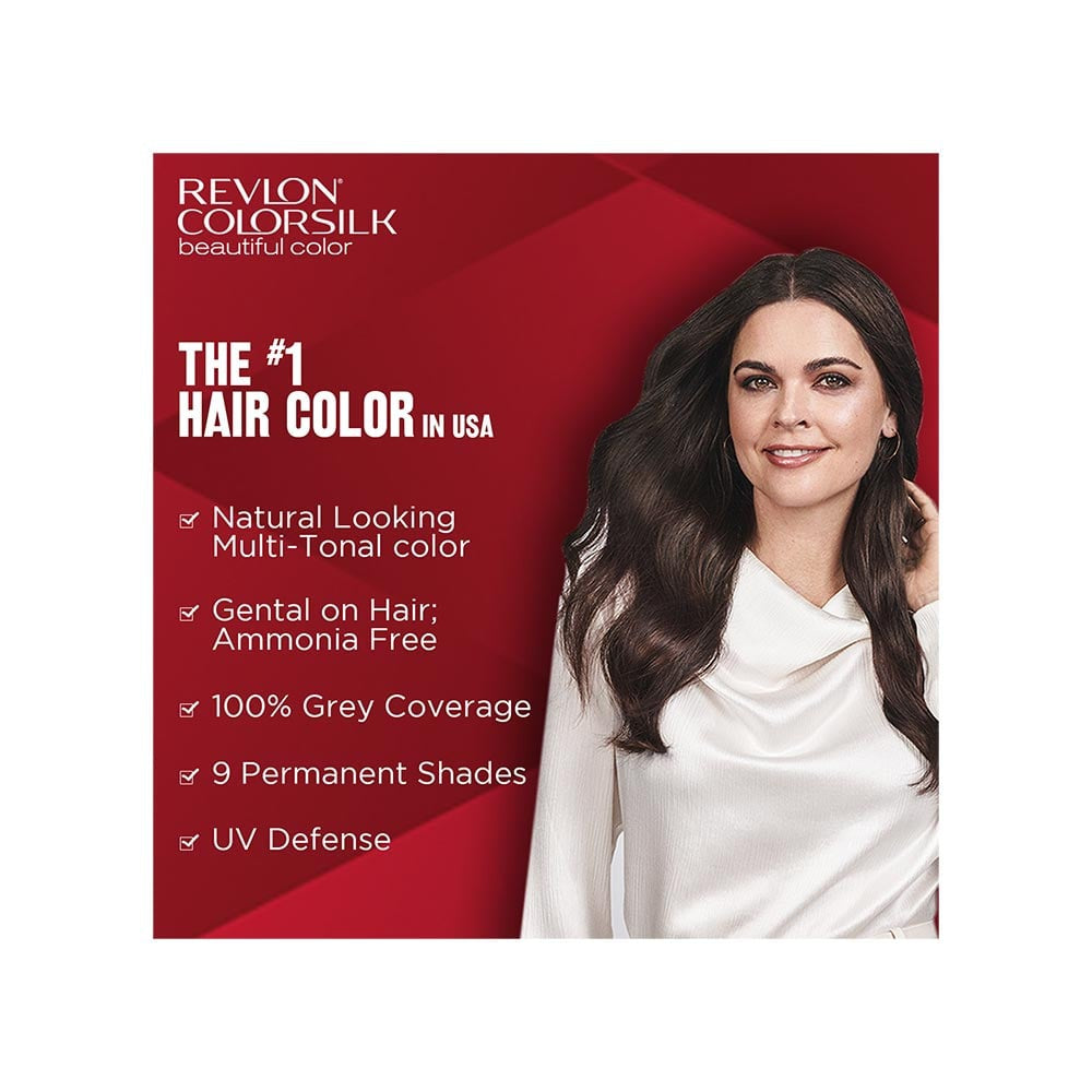 Revlon Colorsilk Hair Colour with Keratin (Brown Black) : 1 pack