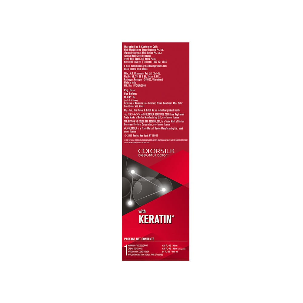 Revlon Colorsilk Hair Colour with Keratin (Light Golden Brown) : 1 pack