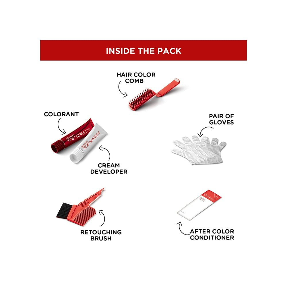 Revlon Top Speed Hair Colour (Natural Black, 70) : 1 pack