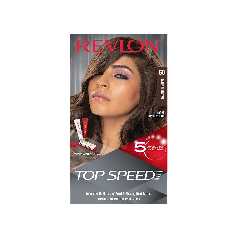 Revlon Top Speed Hair Colour (Natural Brown) : 1 pack