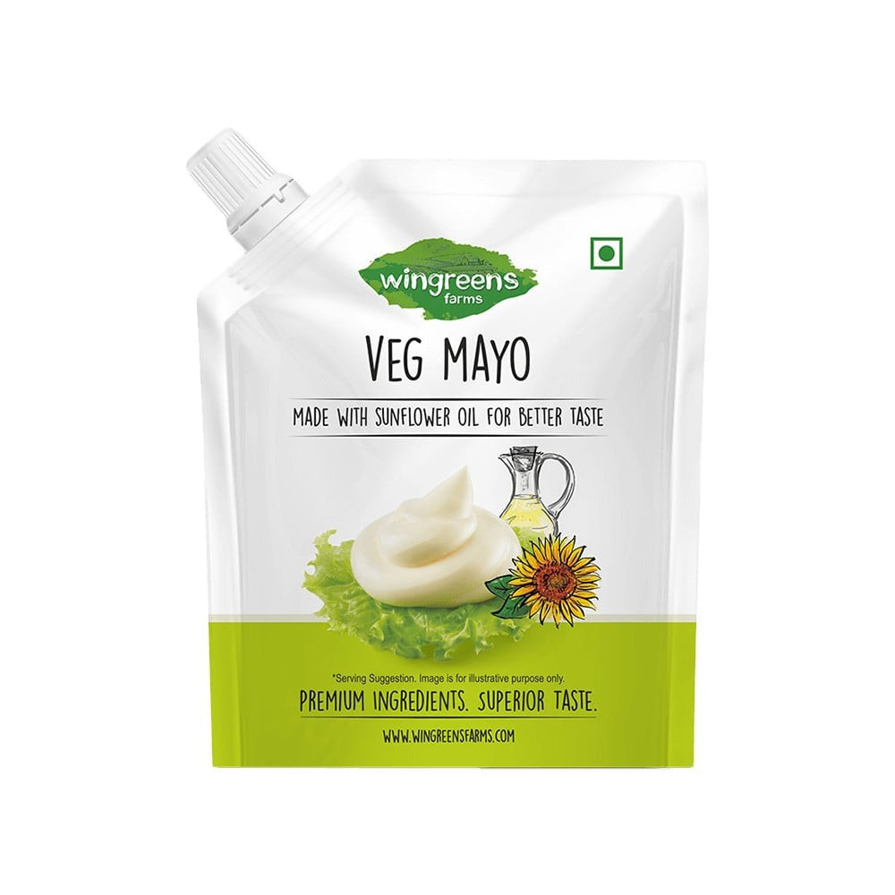 Wingreens Farms Premium Veg Mayonnaise : 180 g