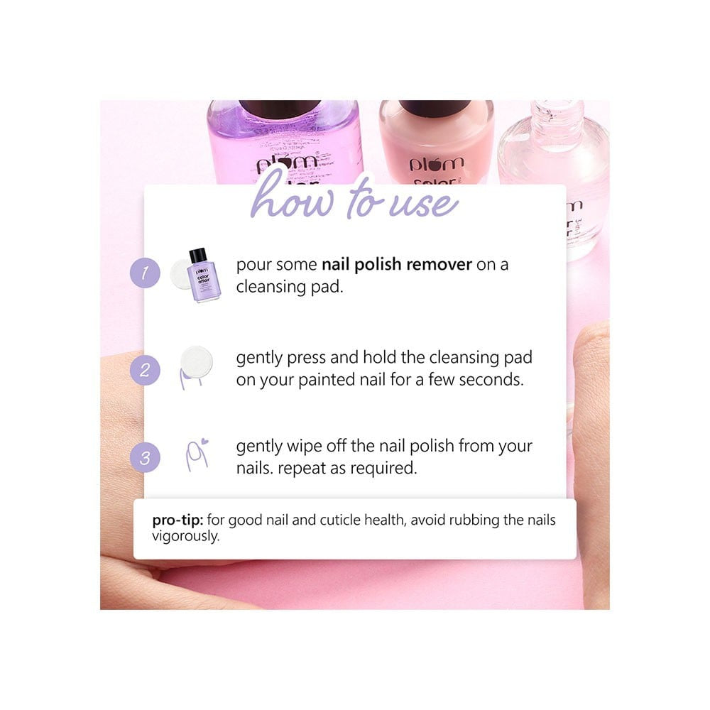 Plum Color Affair Nail Paint Remover : 30 ml