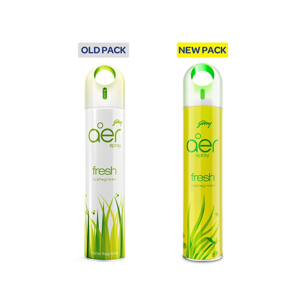Godrej Aer Fresh Lush Green Room Freshener - Pack of 2 : 2 x 220 ml
