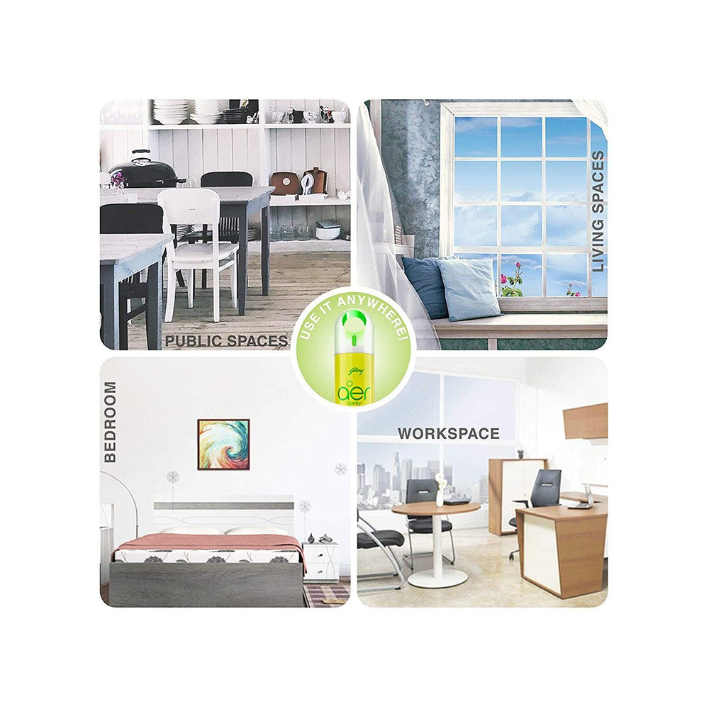 Godrej Aer Fresh Lush Green Room Freshener - Pack of 2 : 2 x 220 ml