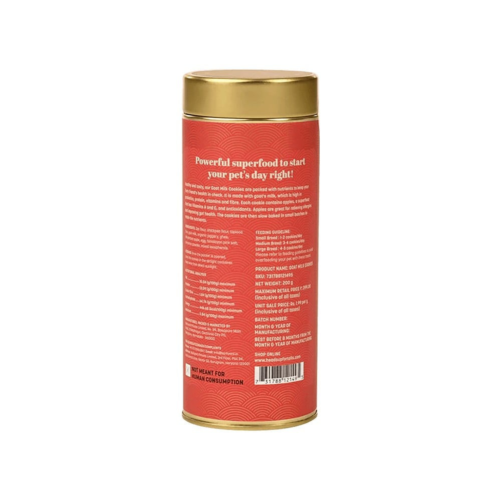 HUFT Apple Goat Milk Premium Dog Cookies : 200 g