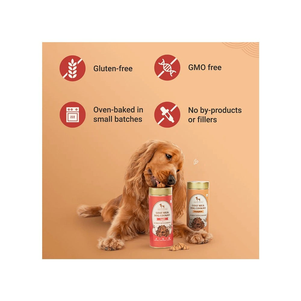 HUFT Apple Goat Milk Premium Dog Cookies : 200 g