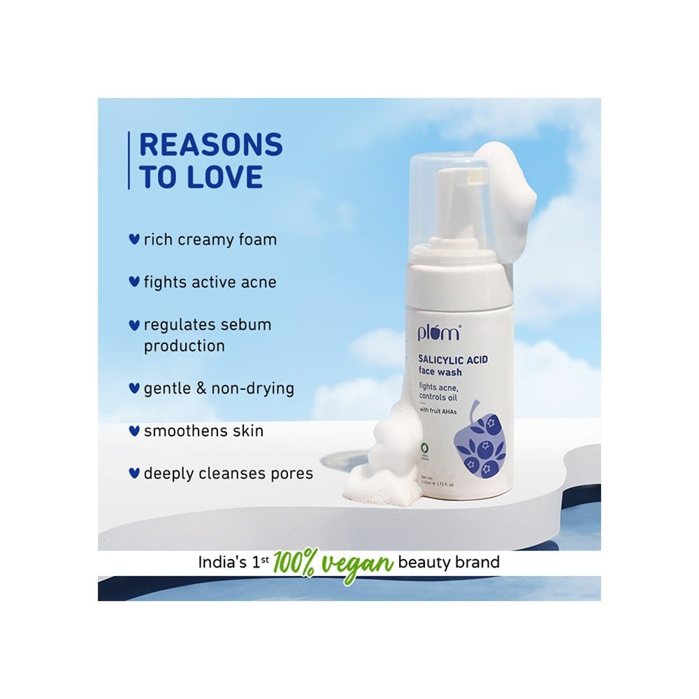 Plum Salicylic Acid Face Wash : 110 ml