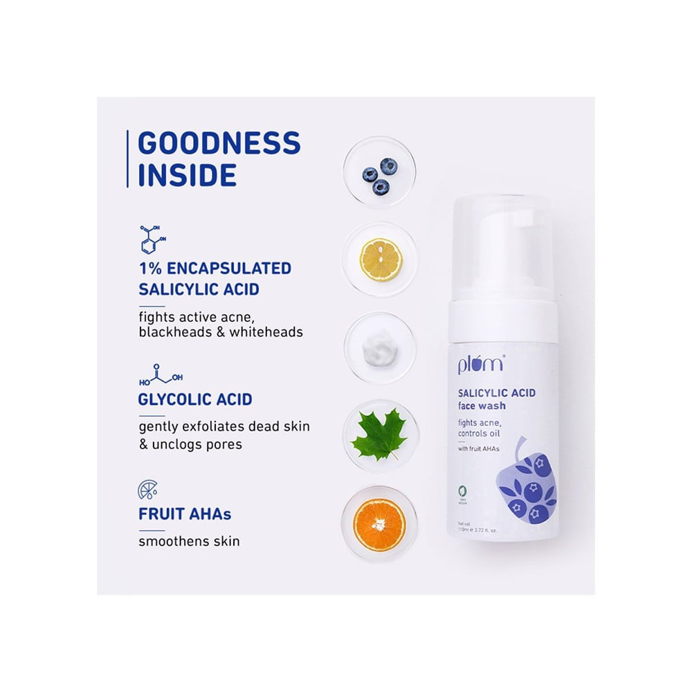 Plum Salicylic Acid Face Wash : 110 ml