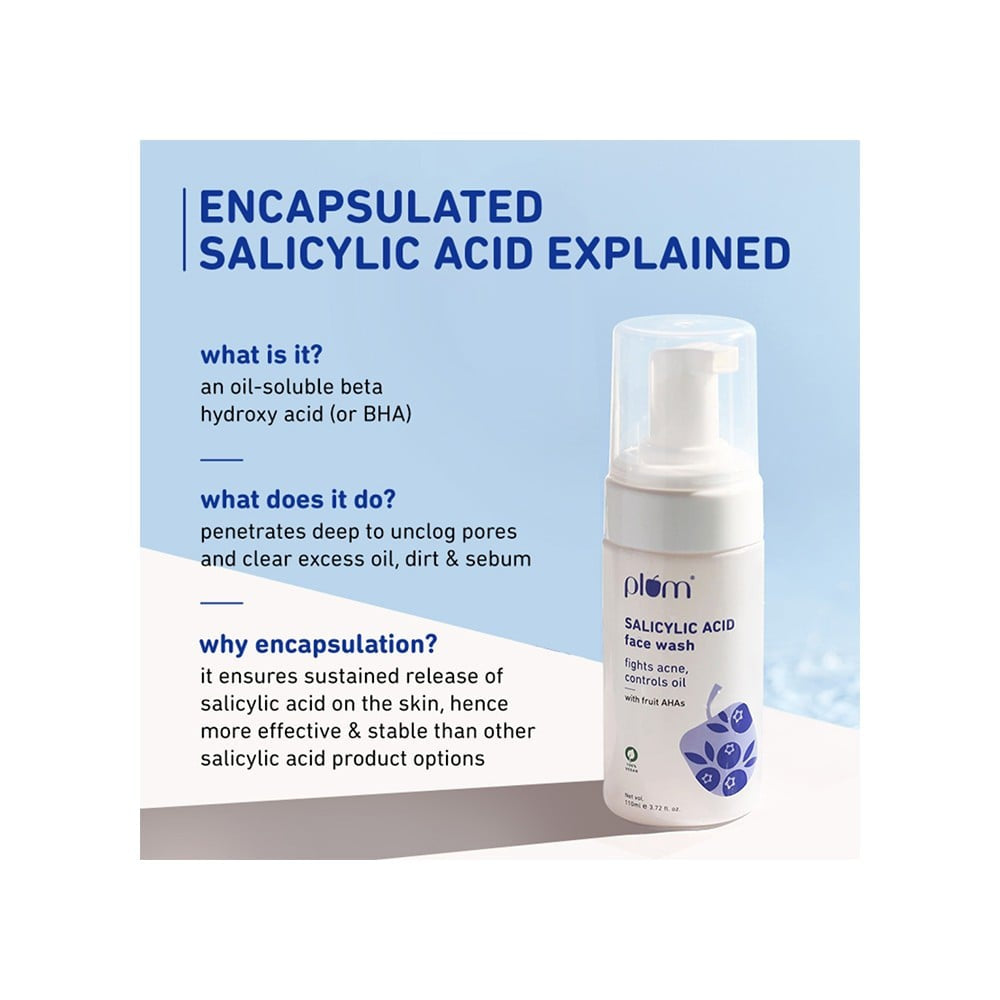 Plum Salicylic Acid Face Wash : 110 ml