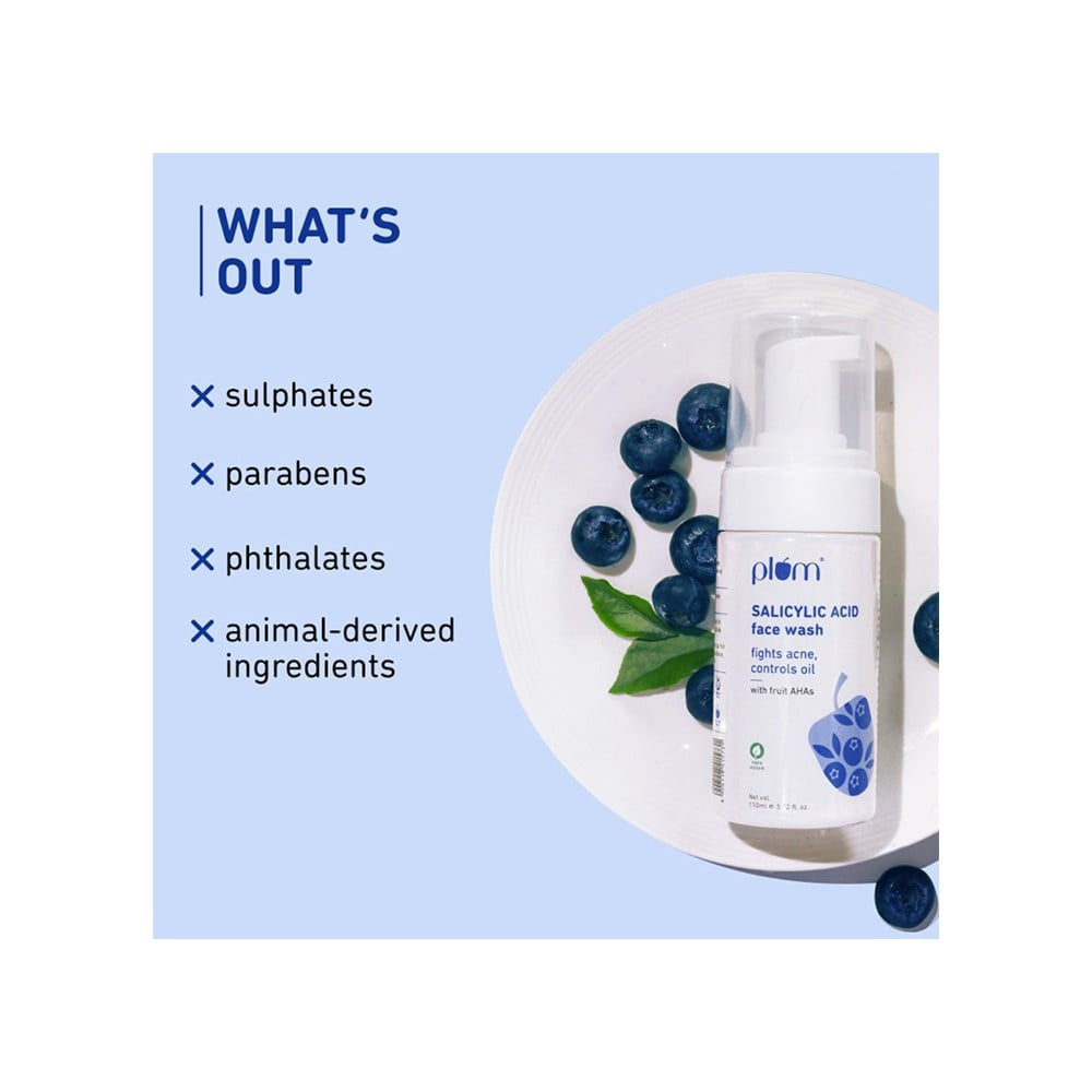 Plum Salicylic Acid Face Wash : 110 ml