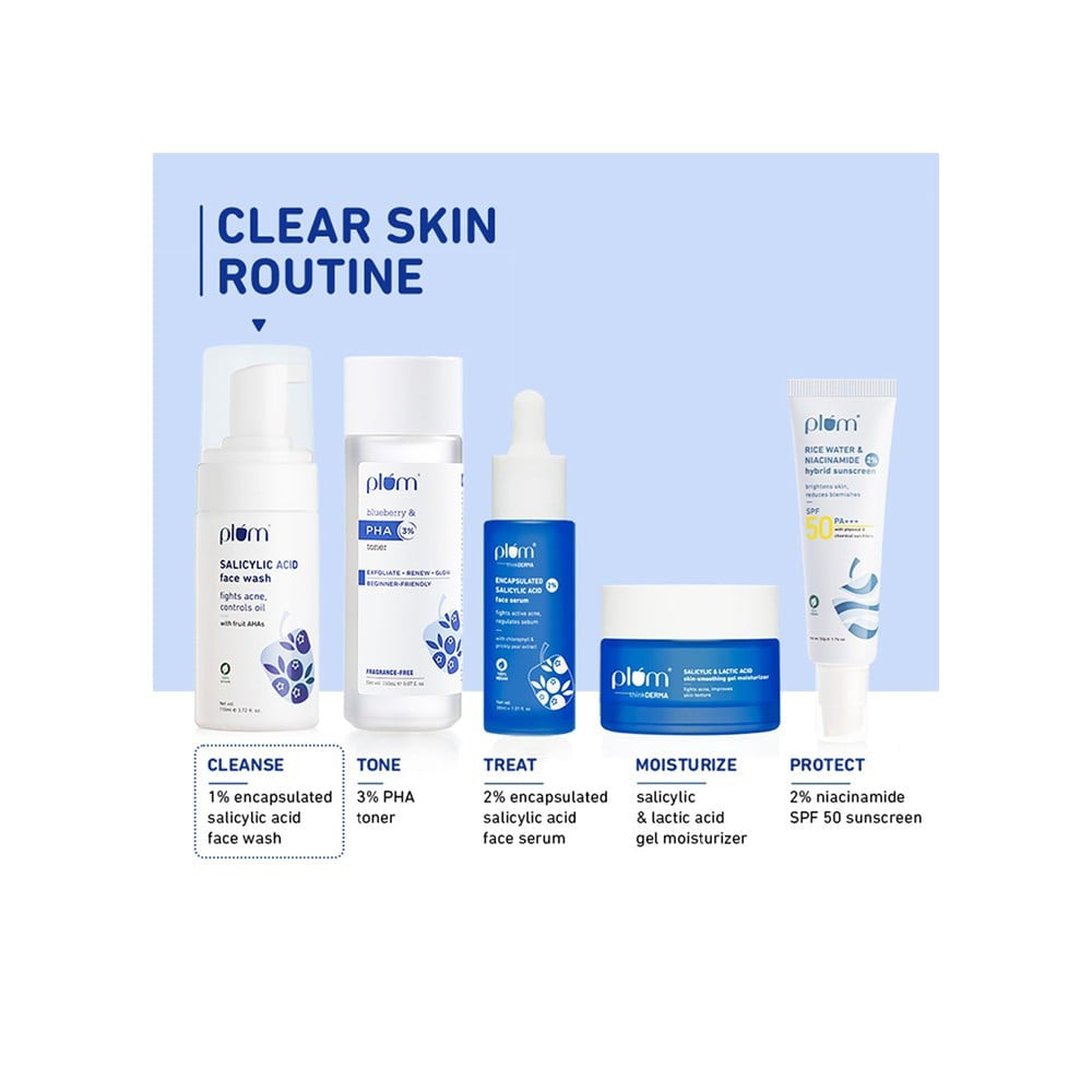 Plum Salicylic Acid Face Wash : 110 ml