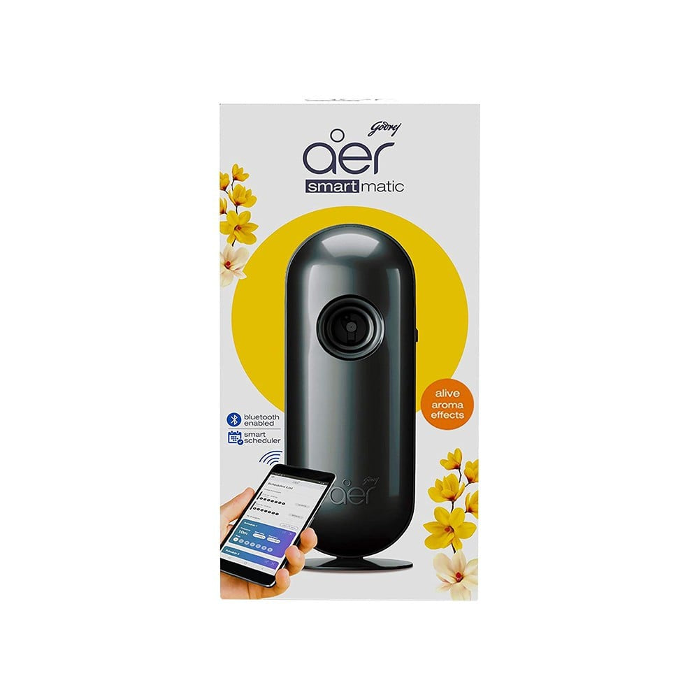 Godrej Aer Smart Matic Automatic Air Freshener Kit - Alive (Bluetooth Enabled) : 225 ml