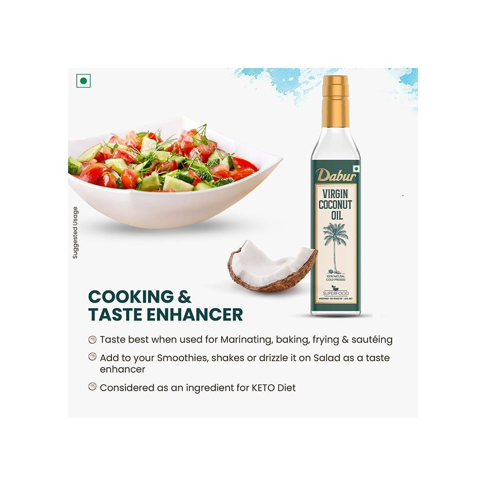 Dabur Virgin Coconut Oil : 500 ml