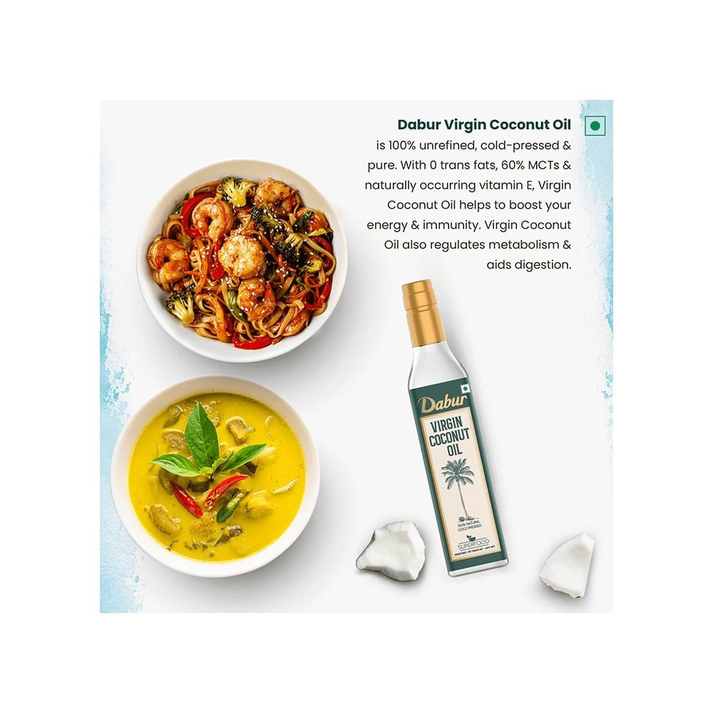 Dabur Virgin Coconut Oil : 500 ml