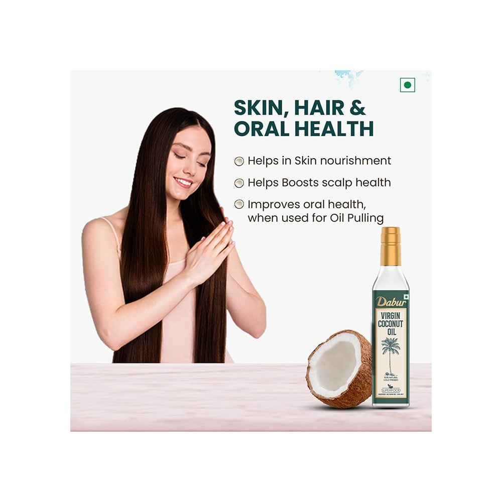 Dabur Virgin Coconut Oil : 500 ml