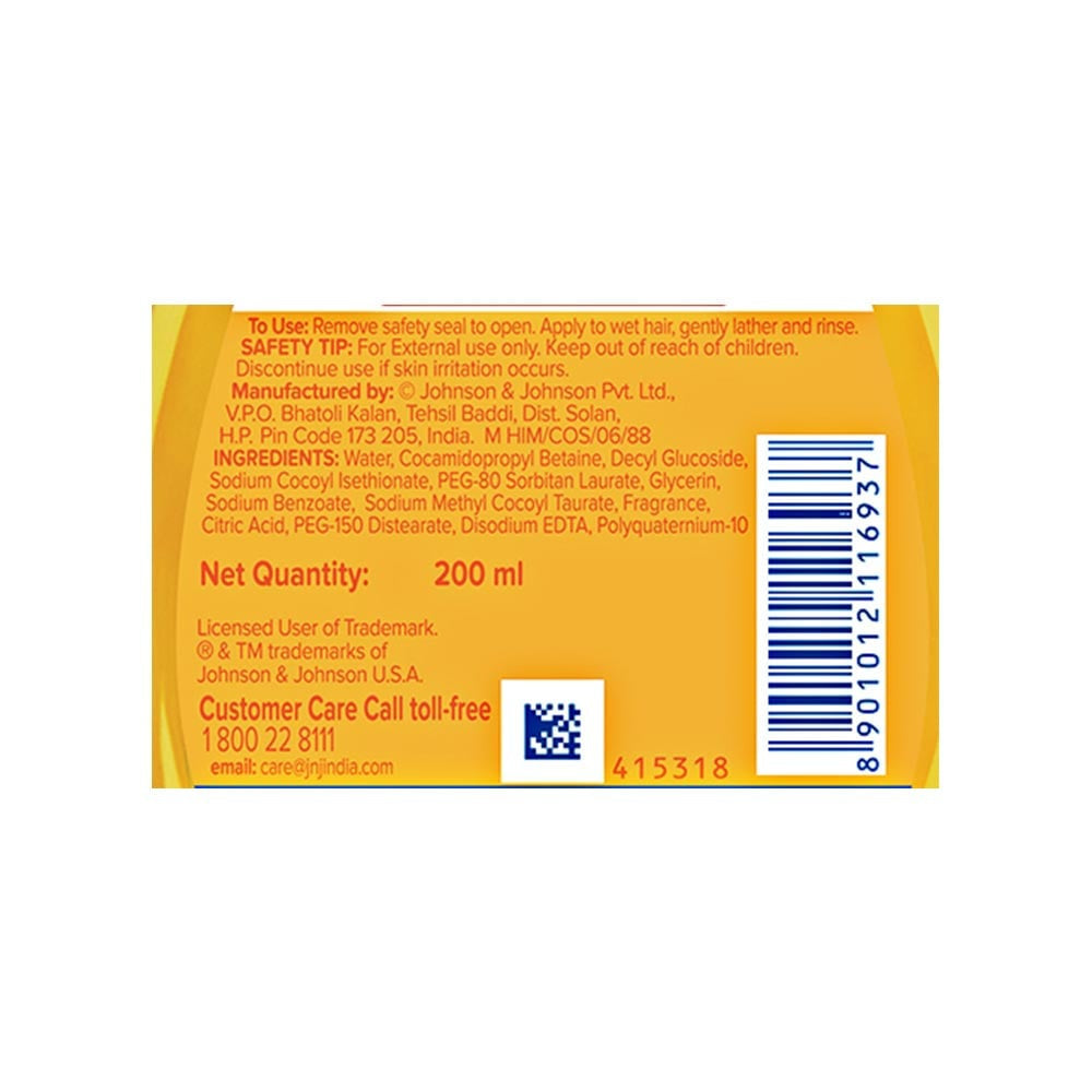 Johnson's No More Tears Baby Shampoo : 200 ml