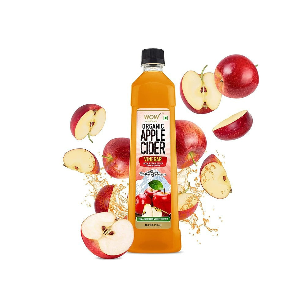 WOW Life Science Apple Cider Vinegar : 750 ml