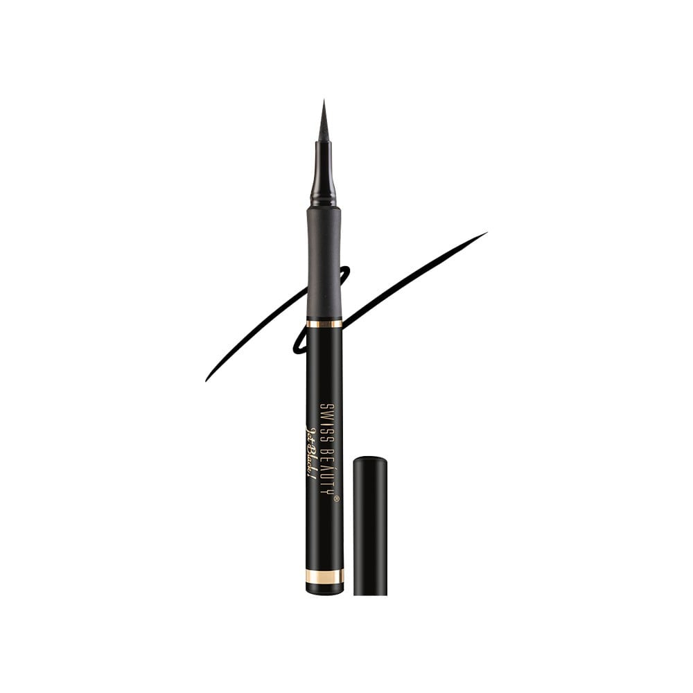 Swiss Beauty Bold Felt Tip Eyeliner (Jet Black) : 1.2 ml