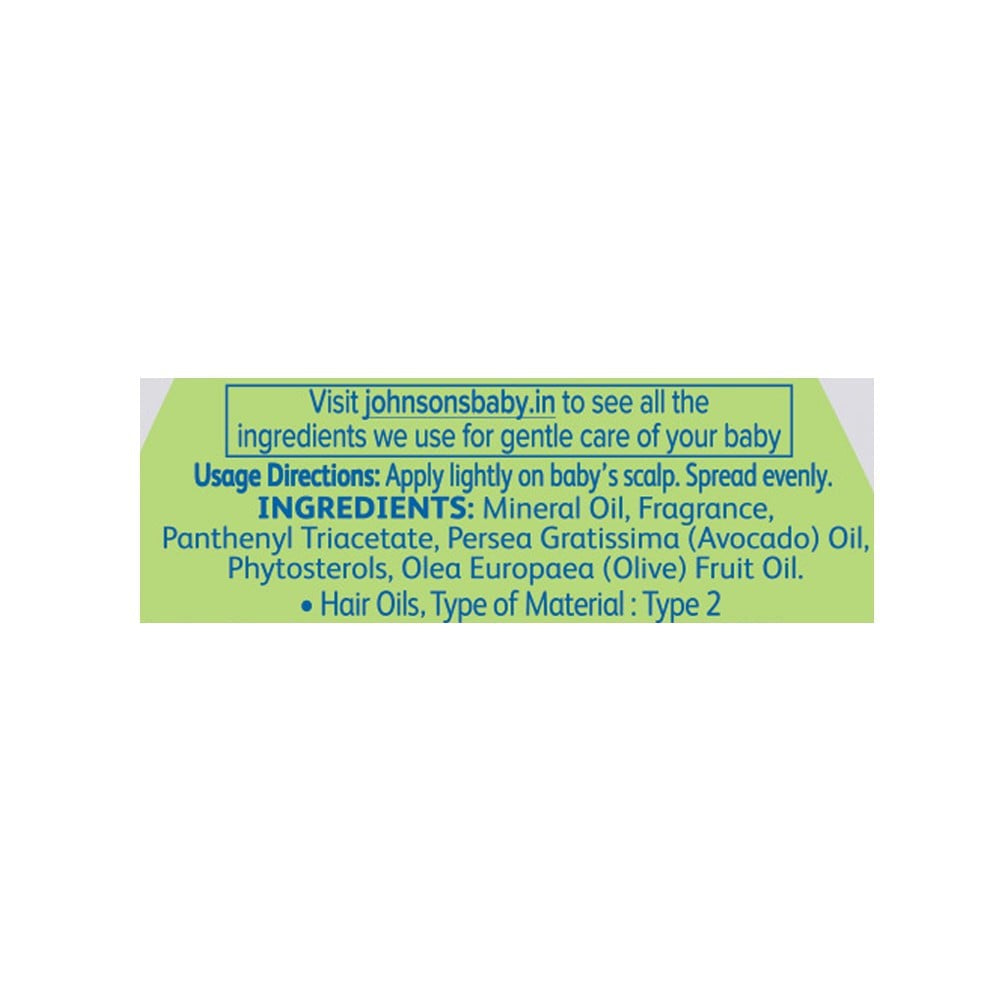 Johnson's Baby Hair Oil (with Avocado & Pro Vitamin B5) : 200 ml