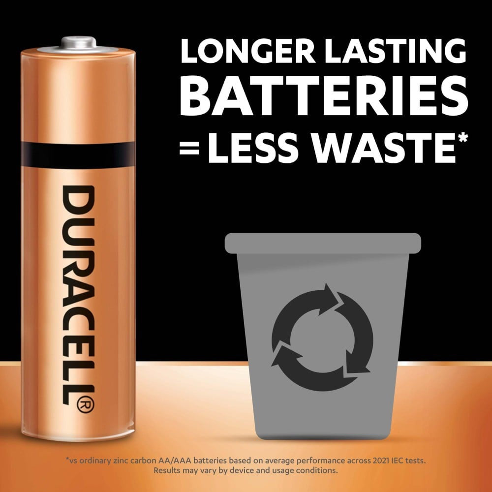 Duracell AA Alkaline Battery : 1 pack (10 pieces)