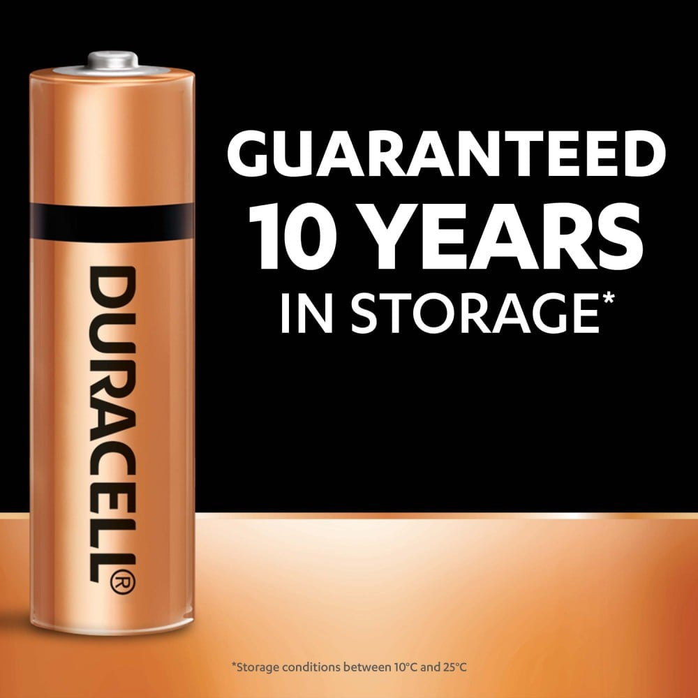 Duracell AA Alkaline Battery : 1 pack (10 pieces)
