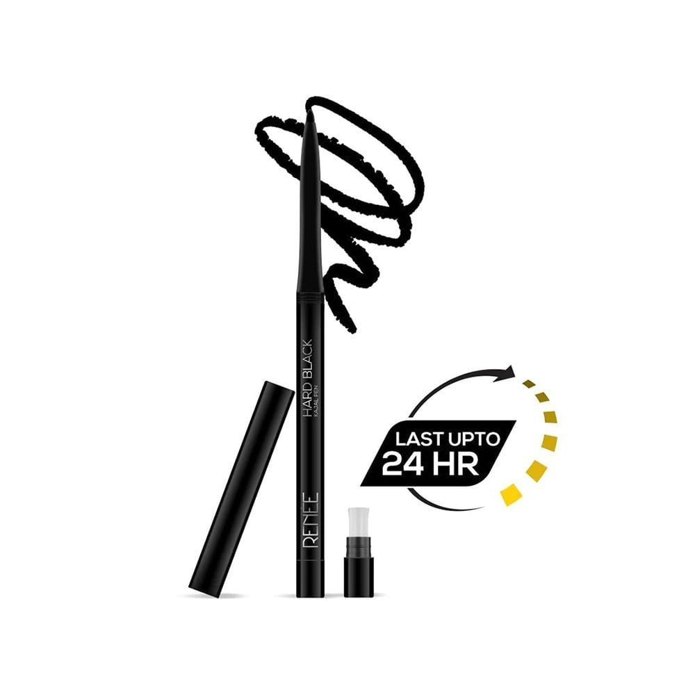 Renee Kajal Pen with Sharpener (Hard Black) : 0.35 g