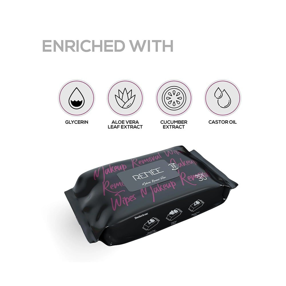 Renee Makeup Remover Wipes : 1 pack (30 wipes)