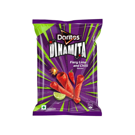 Doritos Dinamita Fiery Lime And Chilli Snacks : 56 g