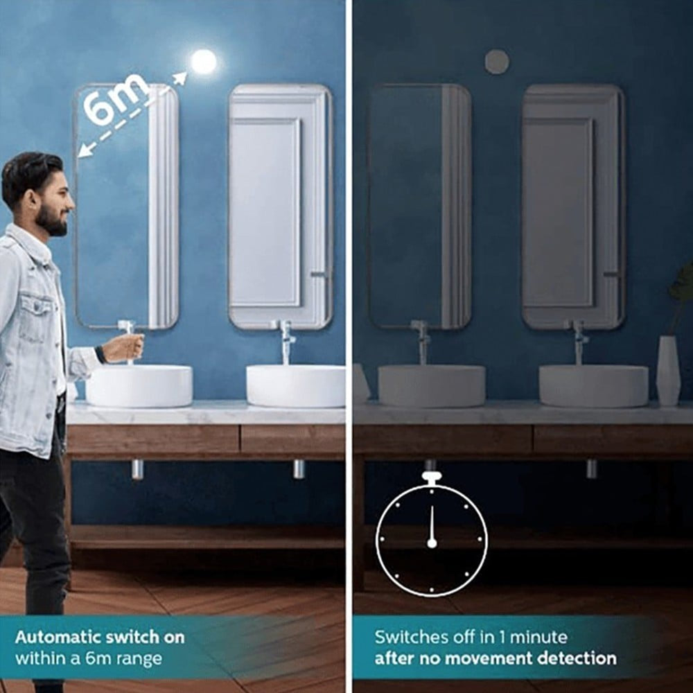 Philips Lighting 9W Motion Sensor Bulb (Cool Daylight) : 1 piece
