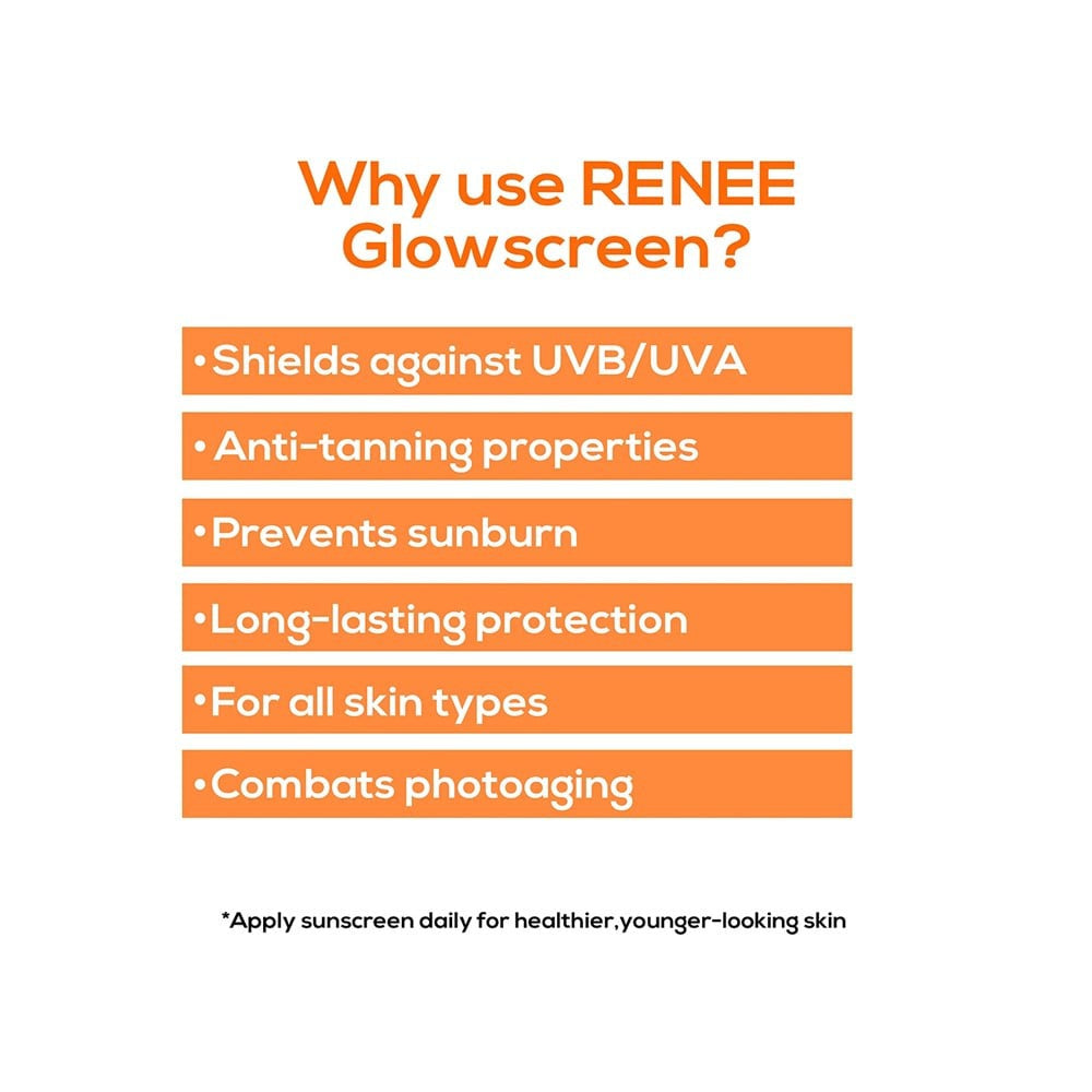 Renee Glowscreen - Sunscreen (SPF 50 PA++++) : 50 ml