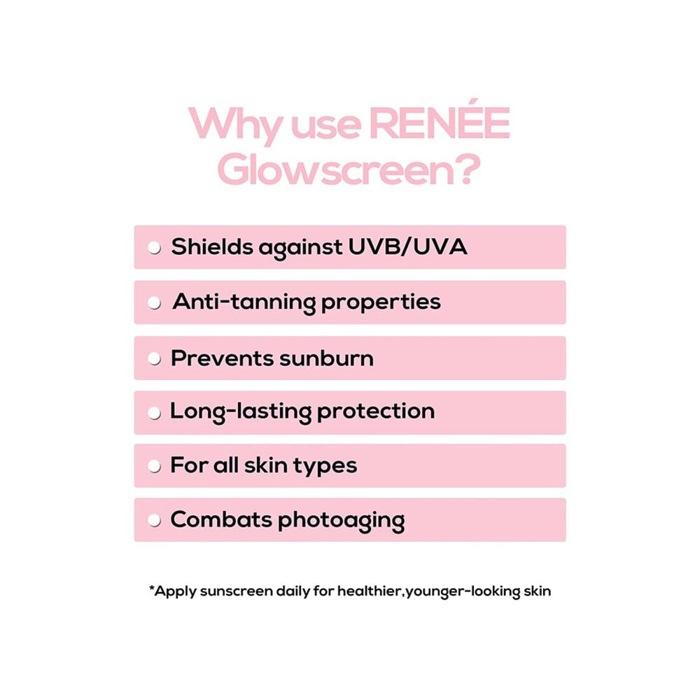 Renee Glowscreen - Sunscreen Spray (SPF 50 PA++++) : 50 ml