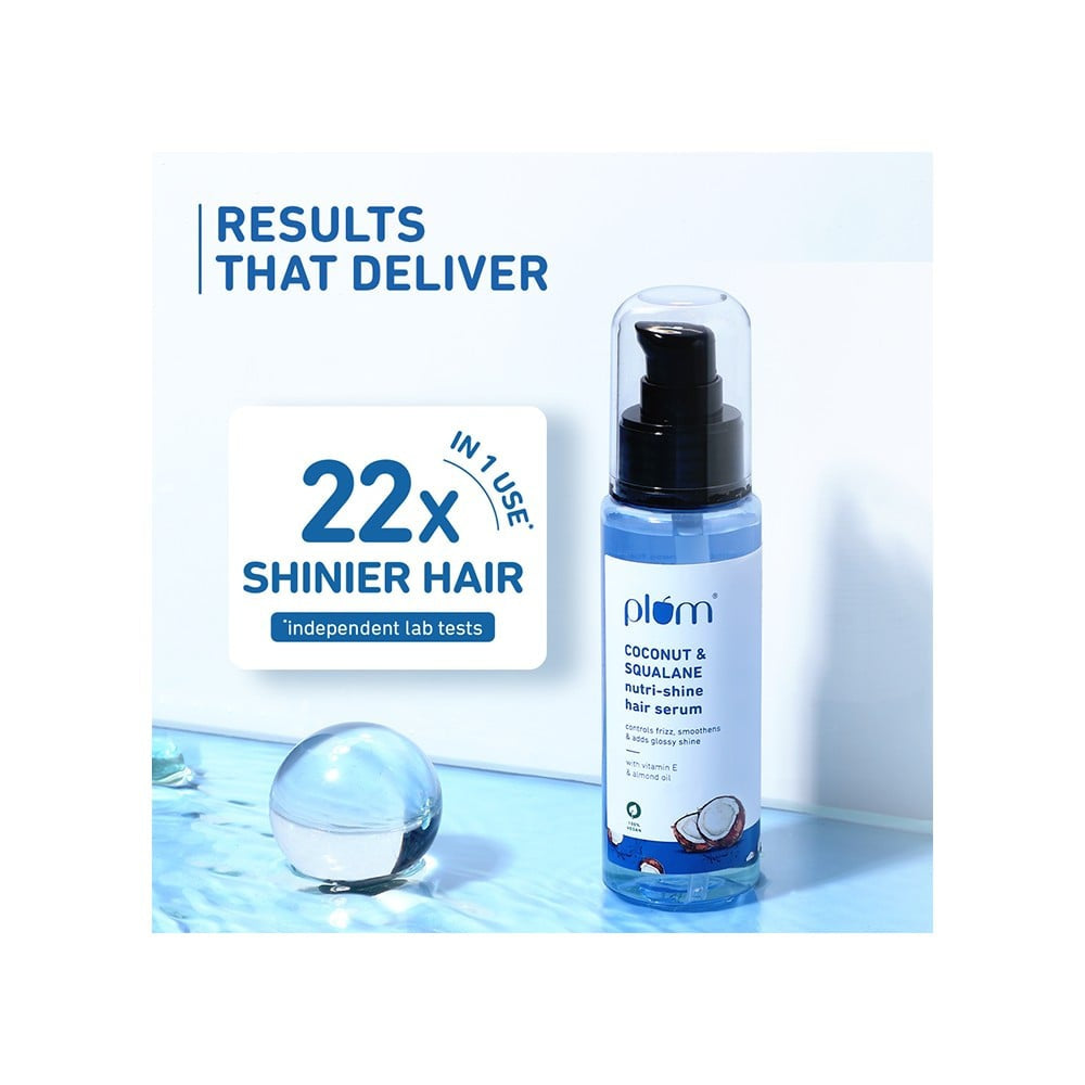 Plum Coconut & Squalane Nutri-Shine Hair Serum : 75 ml