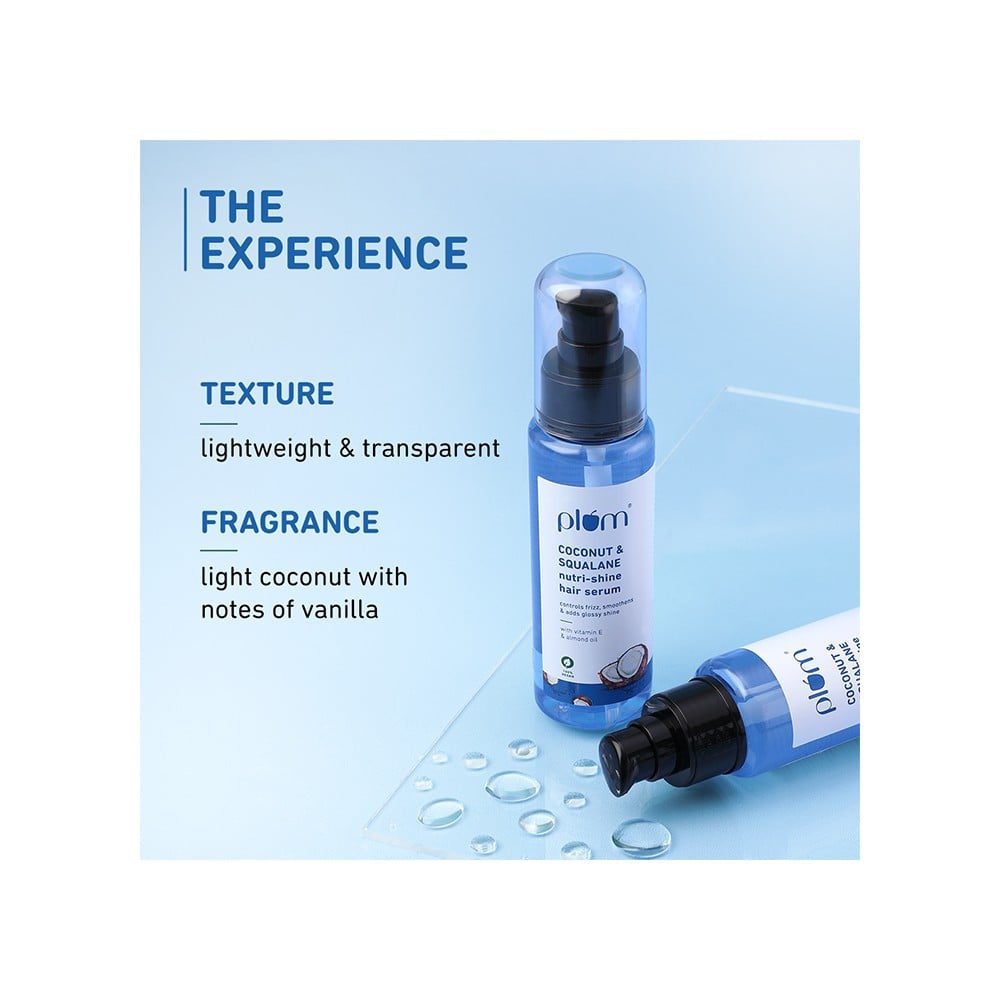 Plum Coconut & Squalane Nutri-Shine Hair Serum : 75 ml