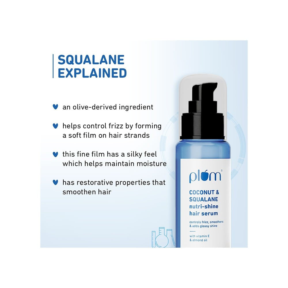 Plum Coconut & Squalane Nutri-Shine Hair Serum : 75 ml