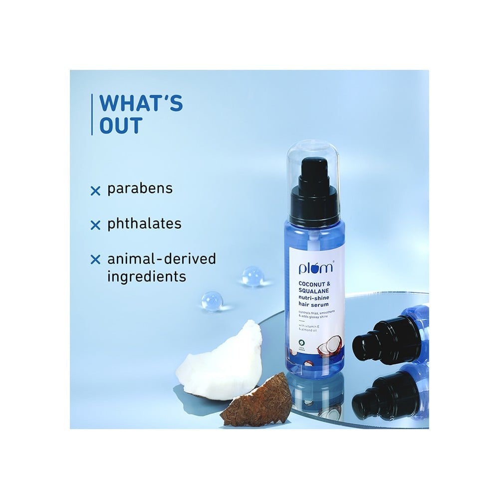 Plum Coconut & Squalane Nutri-Shine Hair Serum : 75 ml