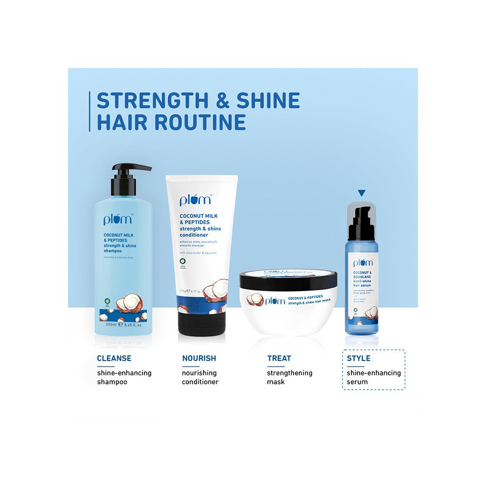 Plum Coconut & Squalane Nutri-Shine Hair Serum : 75 ml