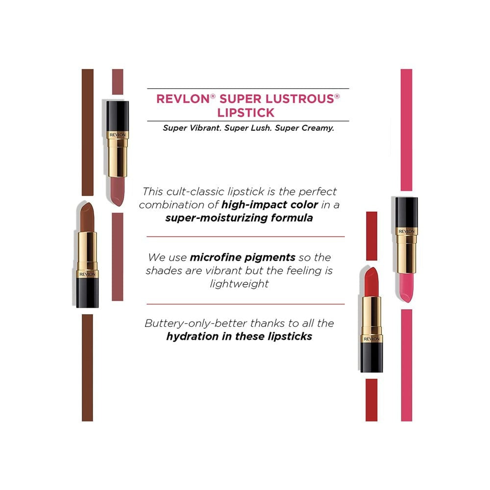 Revlon Super Lustrous Matte Lipstick (Blushing Nude) : 4.2 g