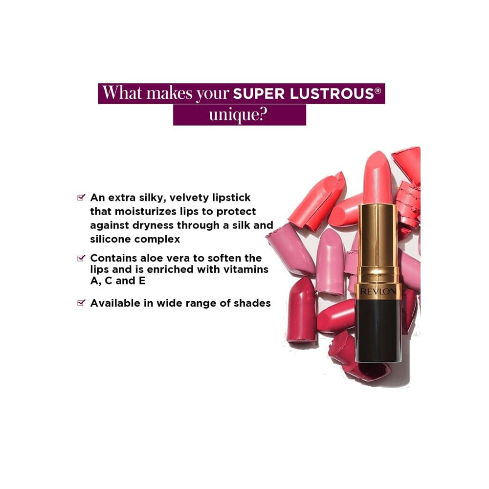 Revlon Super Lustrous Matte Lipstick (Blushing Nude) : 4.2 g