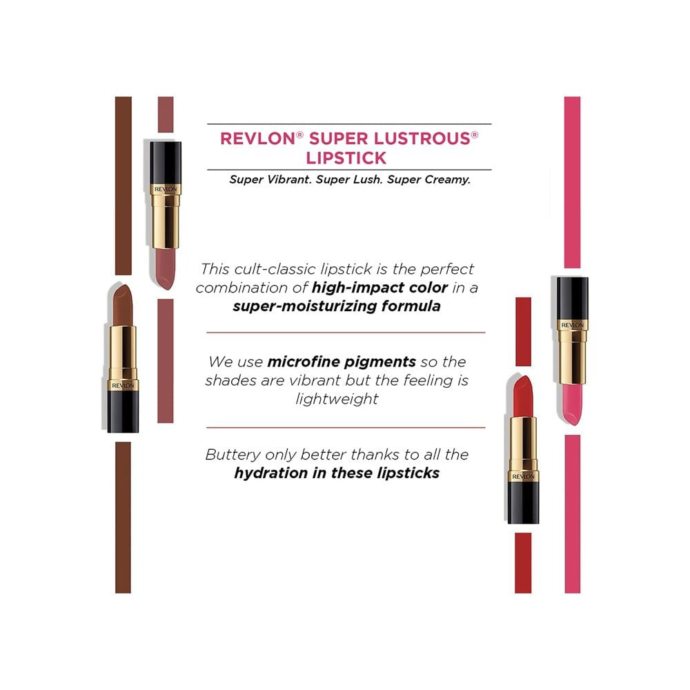 Revlon Super Lustrous Matte Lipstick (Pleasing Brown) : 4.2 g