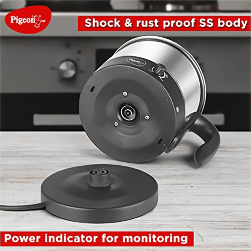 Pigeon Multi Purpose Kettle (600W, FAV Kessel, Black & Silver) : 1 unit