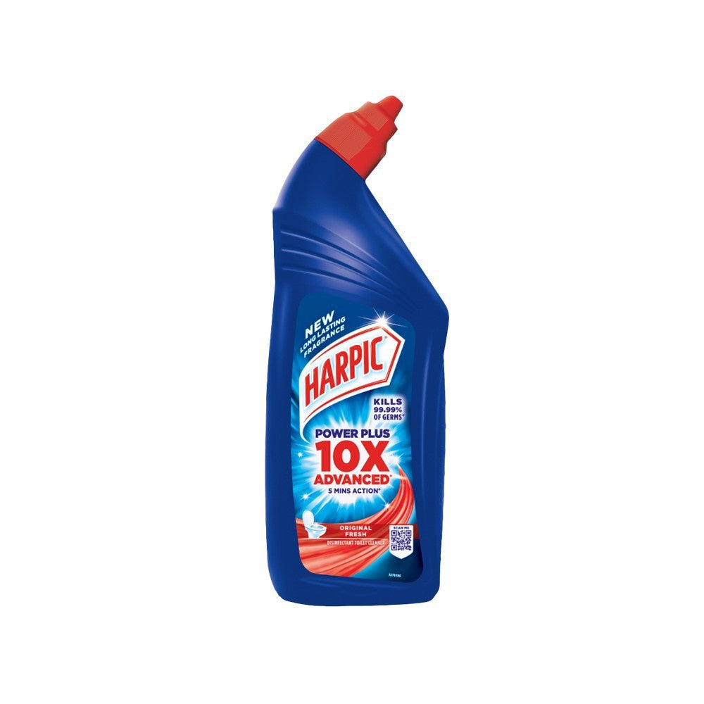 Harpic Disinfectant Liquid Toilet Cleaner - (Original) + Vanish Oxi Action Liquid Stain Remover Combo : 1 l + 800 ml