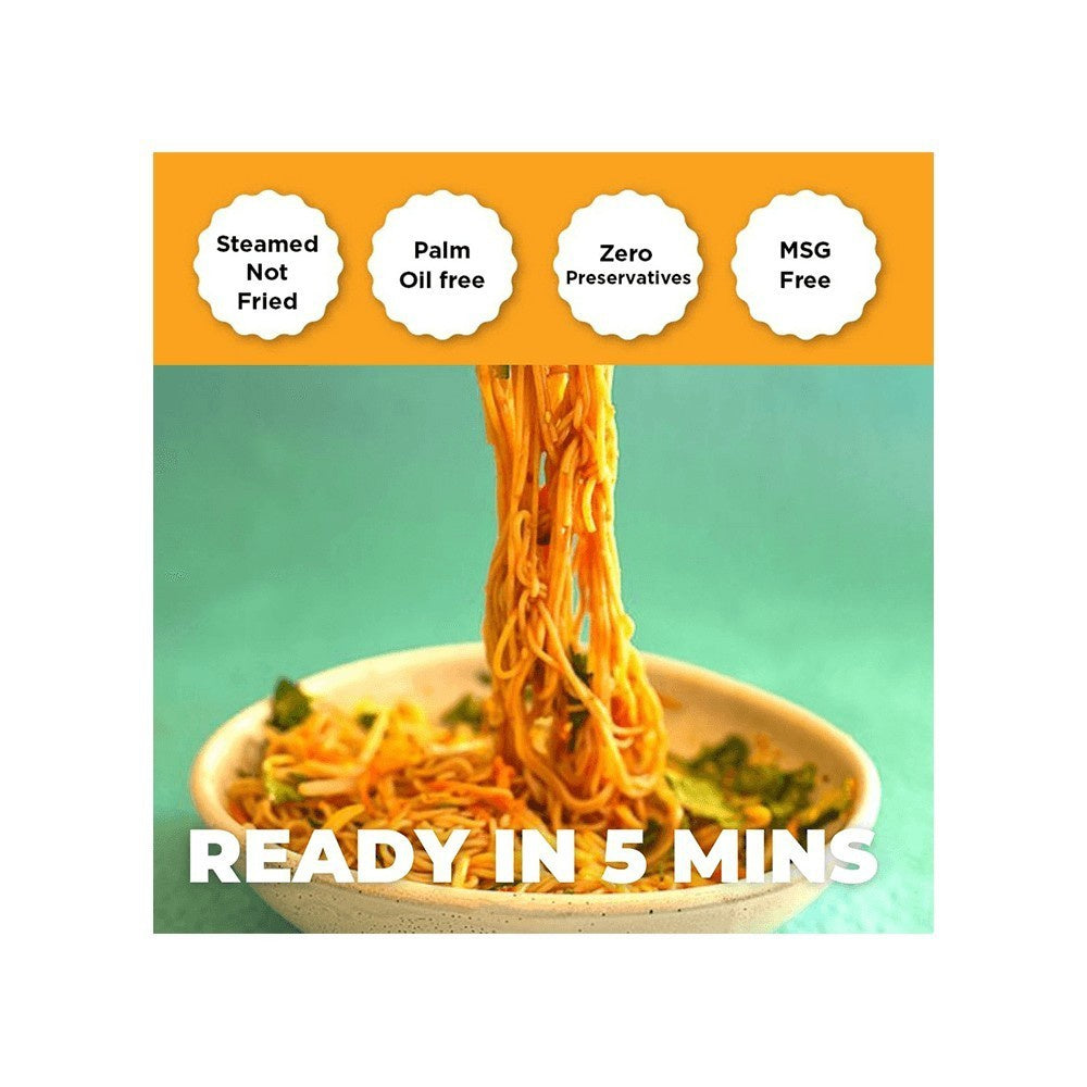 Yu Instant Schezwan Hakka Noodles (Steamed Hakka + Sauce + Veggies) - Buy 1 Get 1 Free : 1 x 100 g + 1 x 100 g