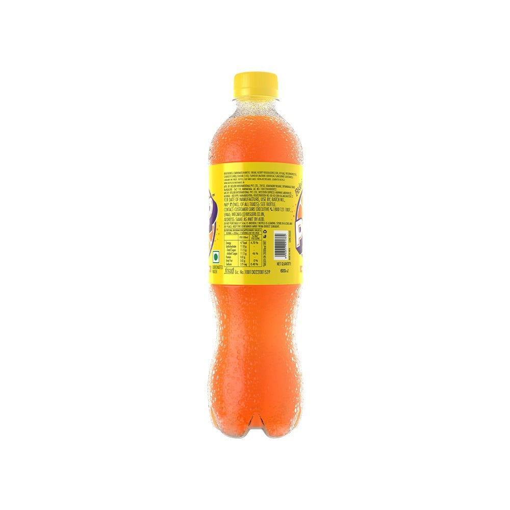 Bisleri Pop Orange Flavour Orange Soft Drink : 600 ml