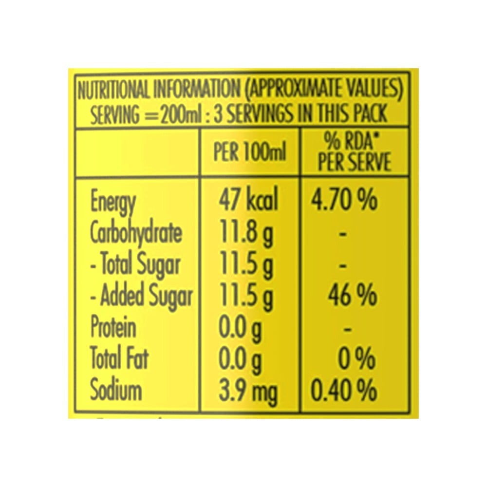 Bisleri Pop Orange Flavour Orange Soft Drink : 600 ml