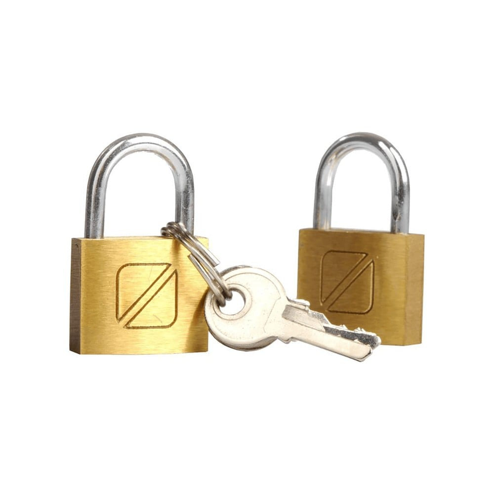 Travel Blue Security Suitcase Pad Lock (Gold) : 1 pack (2 pieces)