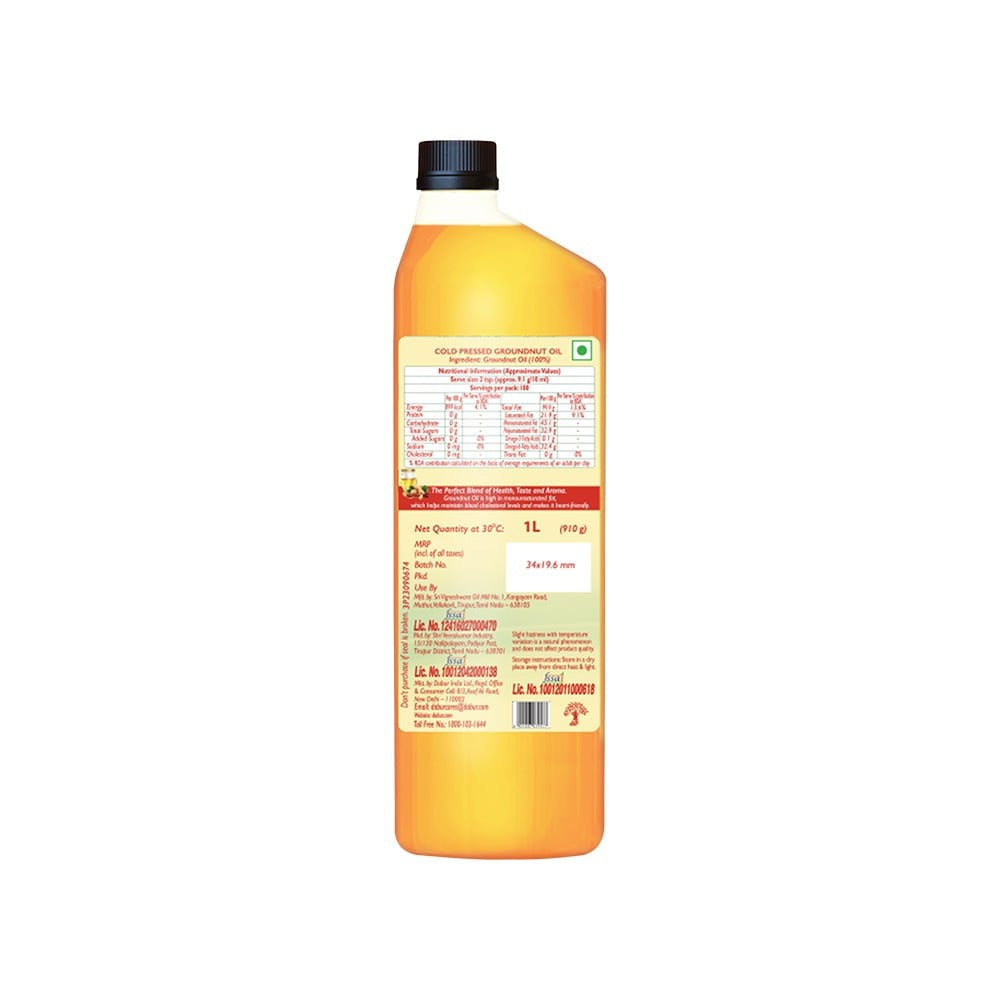 Dabur Cold Pressed Groundnut Oil : 1 ltr