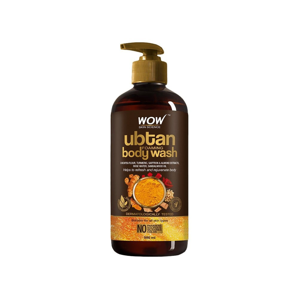 Wow Skin Science Ubtan Foaming Body Wash : 500 ml